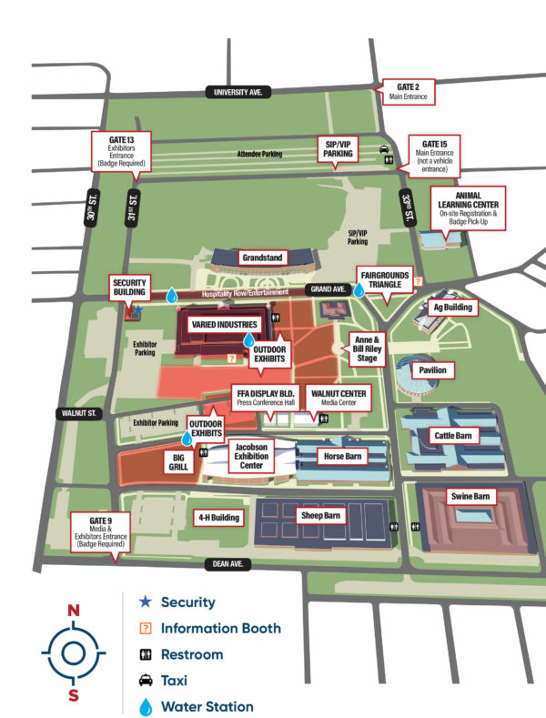 Fairgrounds Map - World Pork Expo